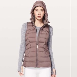 Lululemon Pack It Down Vest Mauve Stone Size 12